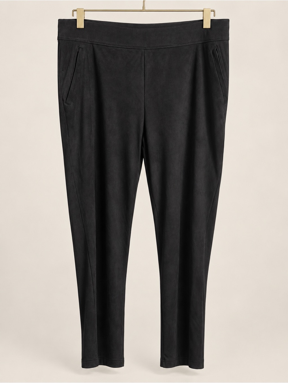 Universal Standard Jennifer Faux Suede Pants Black S 14–16